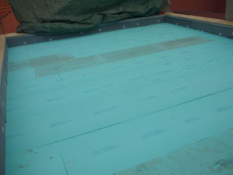 Tepelná izolace střechy z XPS další vrstva